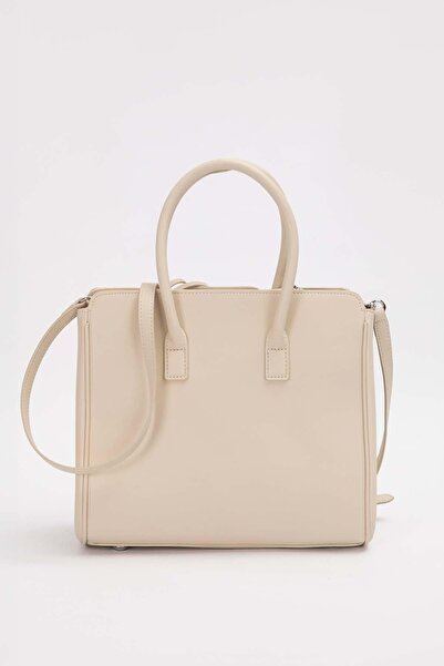 Levidor Geantă de umăr cu detaliu de accesoriu cu inel alb