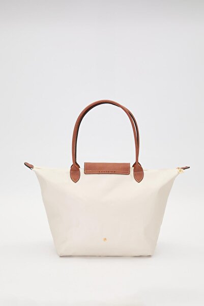 Levidor Geantă de umăr tote cu curea din piele crem