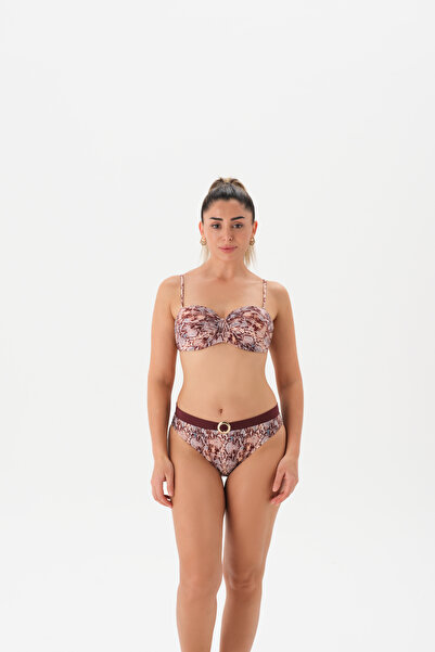 Dagi 4216BK KAPLI STRAPLEZ BİKİNİ TK.