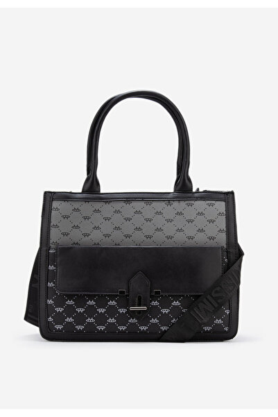 B T Shoes Černá rukojeť kabelky Kimly