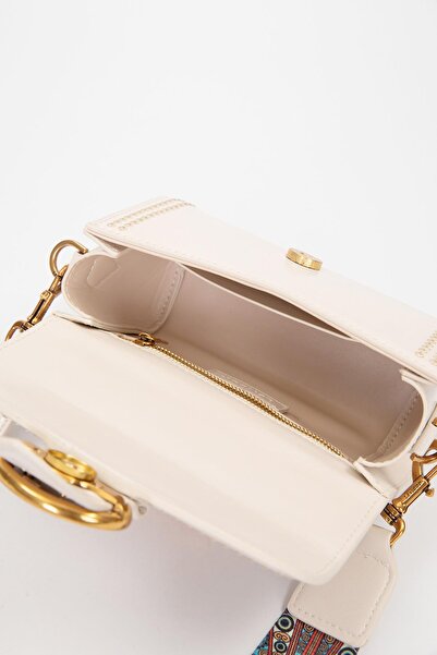 Levidor Cream Speckle Detail Shoulder Bag