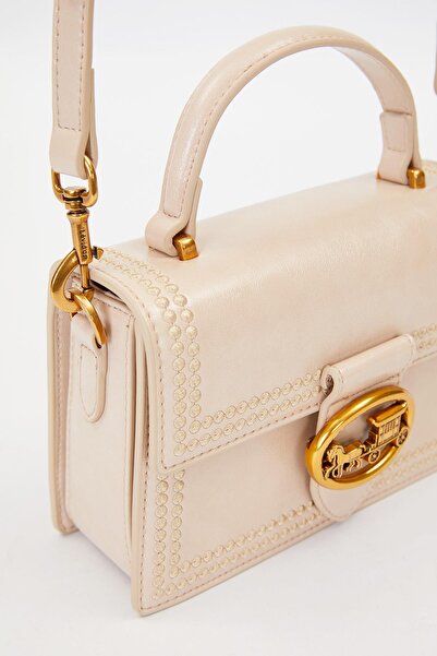 Levidor Τσάντα ώμου με λουράκι με σχέδιο βιζόν