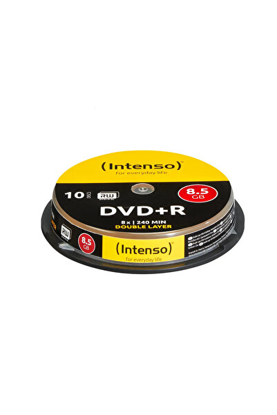 Intenso Cake Box cu 10 buc DVD+R 8.5GB, 8x, DL