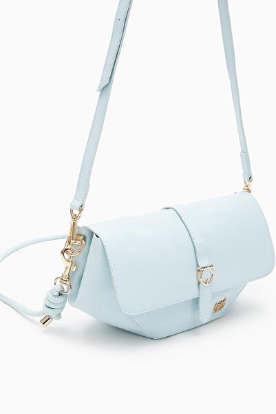 Levidor Geantă de umăr albastră cu design asimetric