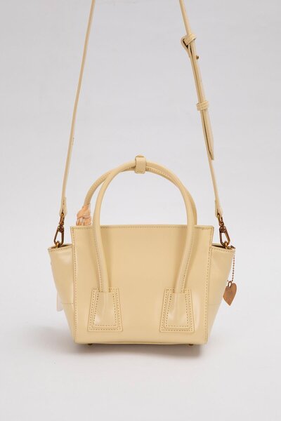 Levidor Yellow Scarf Detailed Shoulder Bag