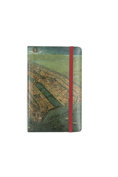 OEM Notebook A6, 112 pg Map of Amsterdam, Cornelis Anthonisz