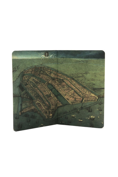 OEM Notebook A6, 112 pg Map of Amsterdam, Cornelis Anthonisz