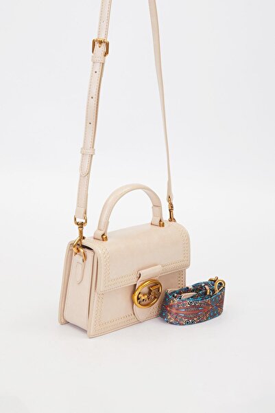 Levidor Τσάντα ώμου με λουράκι με σχέδιο βιζόν