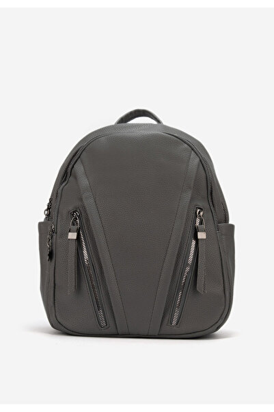 B T Shoes Šedé dámská batoh Almina