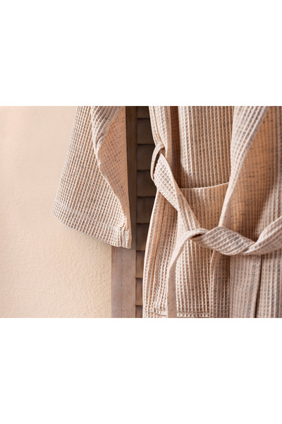 Doqu Home Ayla Bathrobe S/M 110 cm Beige