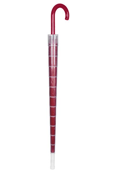 Perletti Automatic rain umbrella red stick