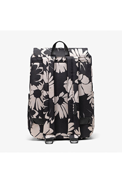 herschel Retreat Flowers Unisex Black Backpack