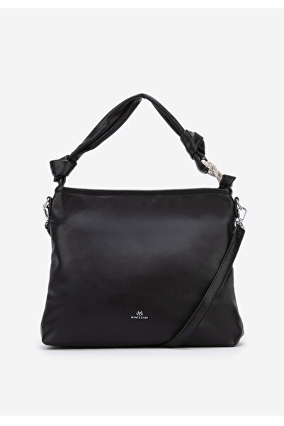 B T Shoes Čierne kabelka do ruky Yelena