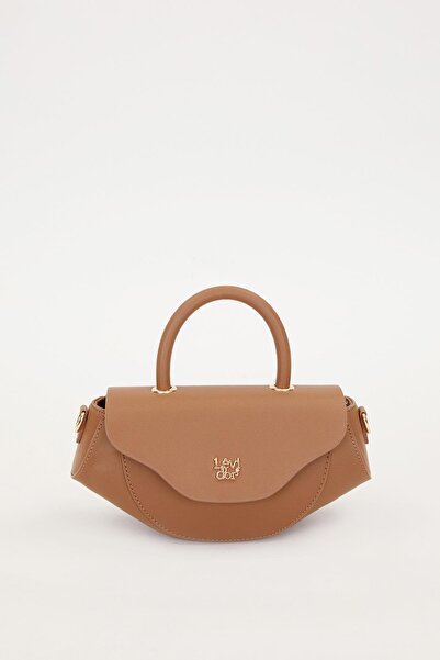 Levidor Mink Geometric Model Shoulder Bag