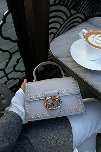 Levidor Сумка через плече з сірим візерунком