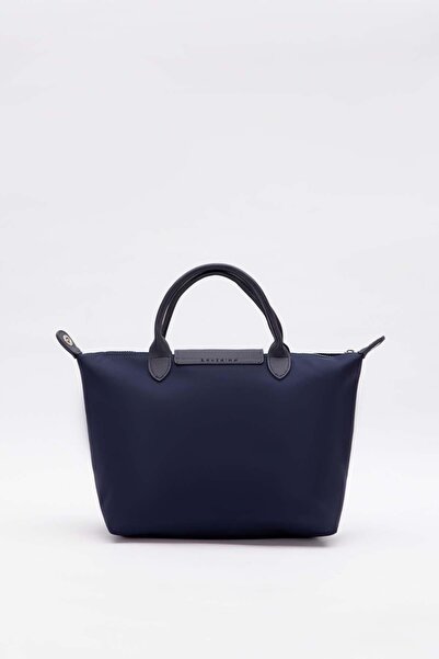 Levidor Lacivert Deri Kapak Aksesuarlı Omuz Çantası