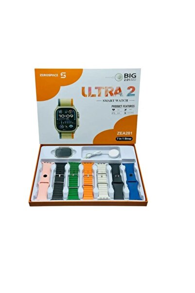 ZERO SPACE 2 PCS COMBO Smart Watch With Amoled Display,7 Custom Straps Advanced Health & Fitness Tracking