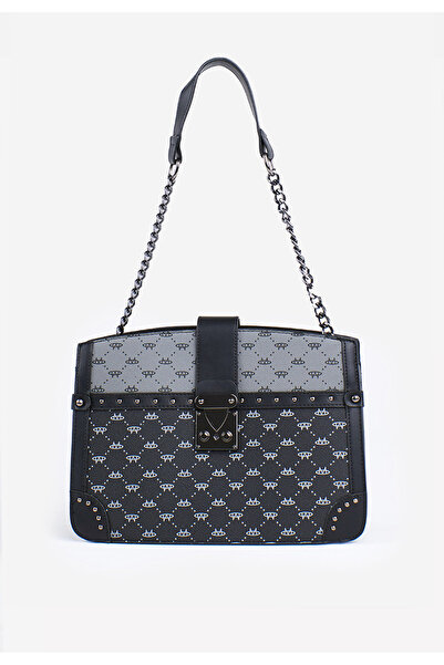 B T Shoes Černá ramenní kabelka Ydonia