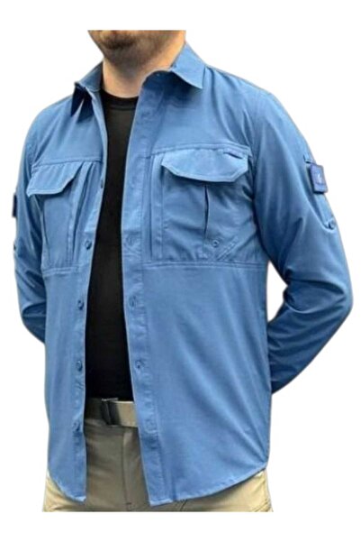 TRS YB GİYİM İSSİ OUTDOOR GÖMLEK LİKRALI GÖMLEK TAKTİK GÖMLEK KORUMA GÖMLEK YAZLIK