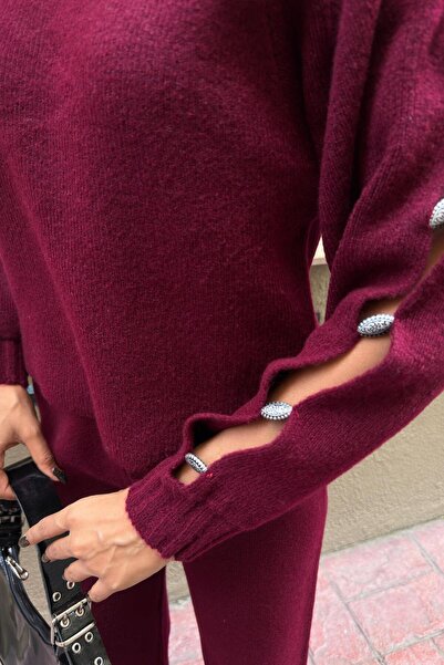 Lijuri Sleeveless accessory neckline knit set 10229 r1-d-k3