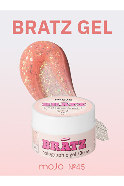 MOJO Protez Tırnak Jeli Turuncu Bratz Gel 45 - 30 ml