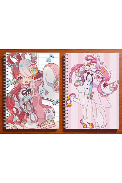 nihonwosekai 2 Pcs One Piece A5 Anime Spiral Notebook 50 Sheets