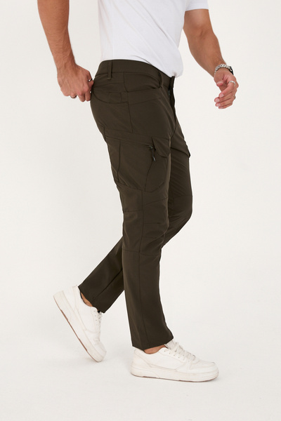 Camp Scoutland بنطلون تكتيكي صيفي للرجال من Camp527 مصنوع من الليكرا