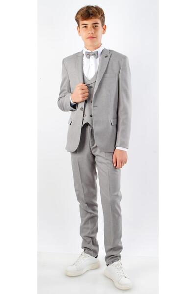 RAPAPA Boy's Jacket Shirt Pants Bow Tie Vest Suit 5735-5-16 Years Old