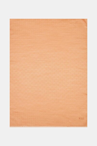 Vakko Cotton Silk Monogram Shawl 41302-Somon
