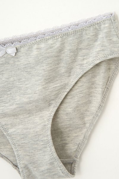 Eros White - Gray 2-Piece Slip