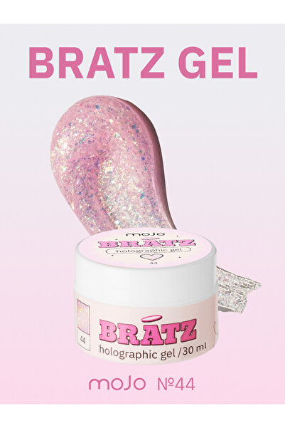MOJO Protez Tırnak Jeli Pembe Bratz Gel 44 - 30 ml