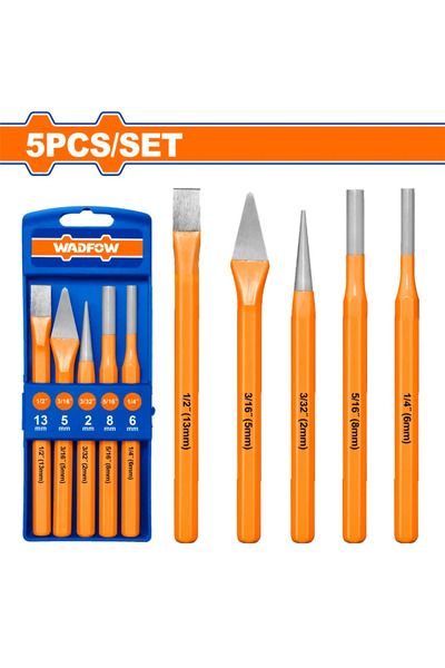 WADFOW طقم أزاميل يدوية 5 قطع – WCC8395