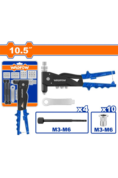 WADFOW زرادية برشام متعددة الاستخدام 10.5" – WHR5710
