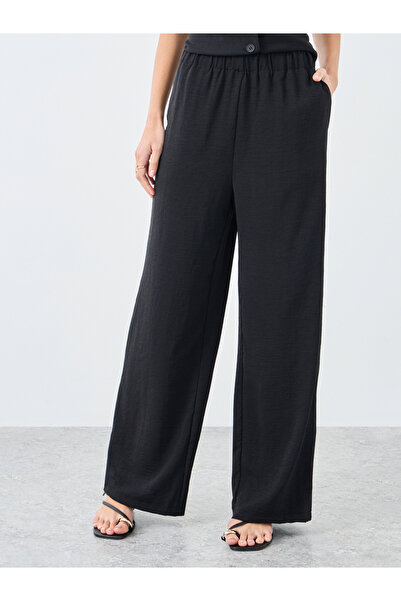 Styli Women Black Buttoned Top and Pants Co-Ords