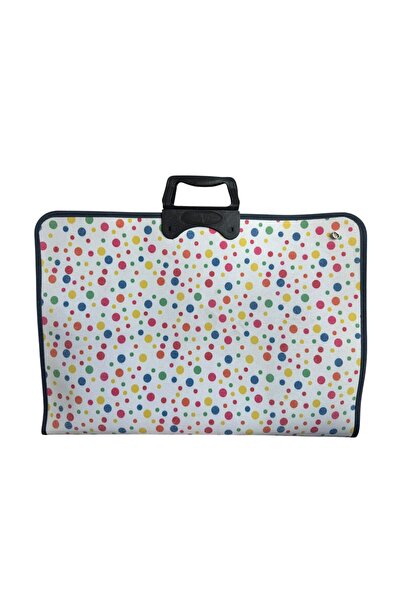 Polin Pro Art Profesyonel Çift Taraflı Resim Çantası, 37x54cm, Puantiyeli ve ...