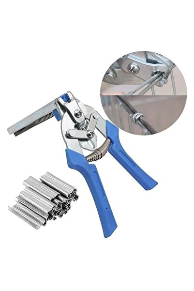 Powermaster PM-20535 Bükümlü Halka Pense Klipler Tel Çit Sıkma Aleti