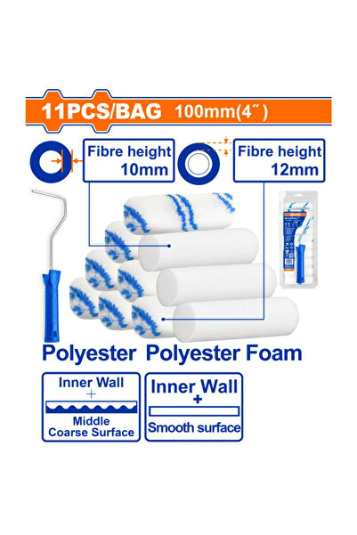WADFOW طقم رول بوية مع غيار إضافي 100مم (4") — WCB5411