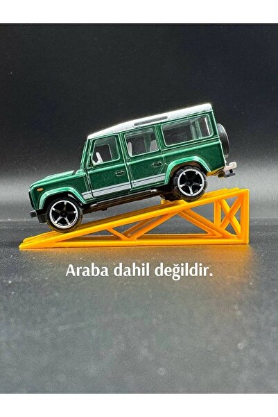 3D Atelier 1:64 Ölçek Araba Rampası - Sarı