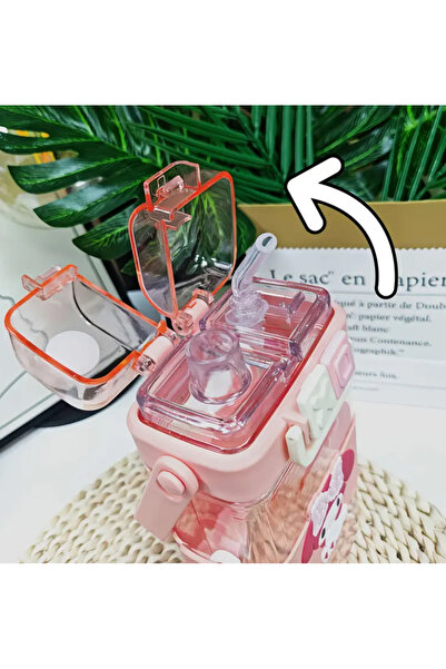 So Iconic Sanrio Kuromi Character Double Drink Bottle & Flask / 520 ml