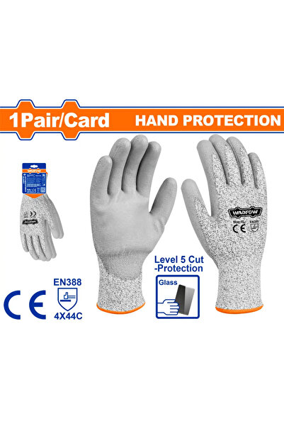 WADFOW كفوف عمال رمادي ضد القطع – WPG1805