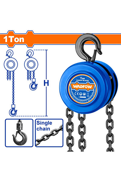 WADFOW ونش يدوي بالسلسلة 1 طن – WCK2581