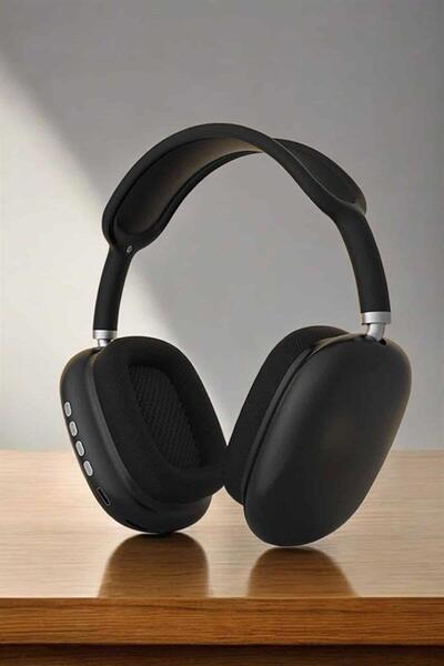 Kanonik Education سماعة رأس P9 Plus باللون الأسود مع خاصية ANC اللاسلكية المت...