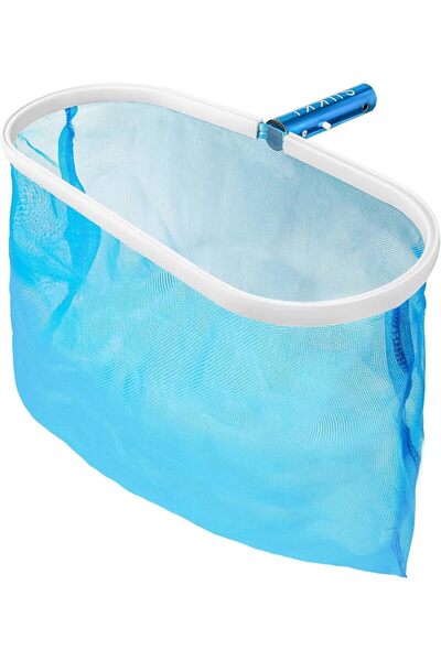 PURE POOL شبكة حوض سباحة SUKKI - شبكة حوض سباحة شديدة التحمل، كيس عميق لتنظيف...