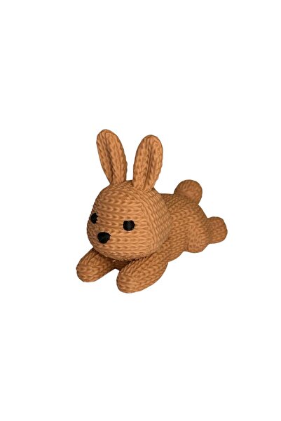 3DONE MODELS Figurină Iepuraș Croșetat 3D Model 3 – Model Decorativ, Imprimat...