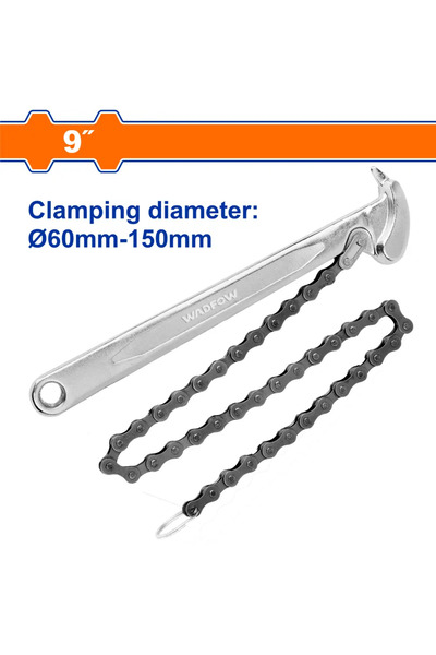 WADFOW مفتاح سيفون جنزير 9" – WAW1309