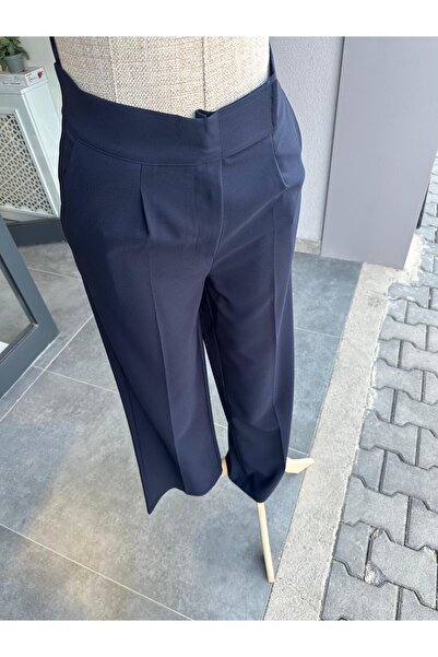 sinembutik CIRTCIRTLI DÜĞMELİ FERMUARLI PALOZZO PANTOLON