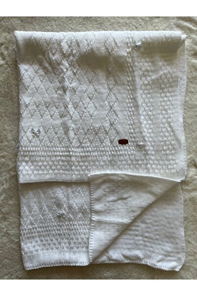 Pierre Cardin Double Layer Thin Knitwear Blanket with White Ribbon