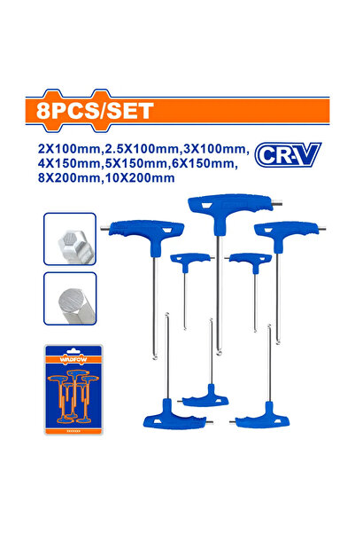 WADFOW طقم مفاتيح ألنكي سداسي 8 قطع – WHK2481