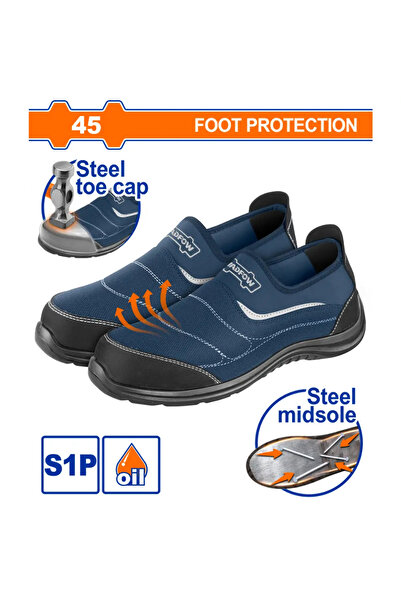 WADFOW حذاء سلامة أزرق مقاس 45 – WSB4545