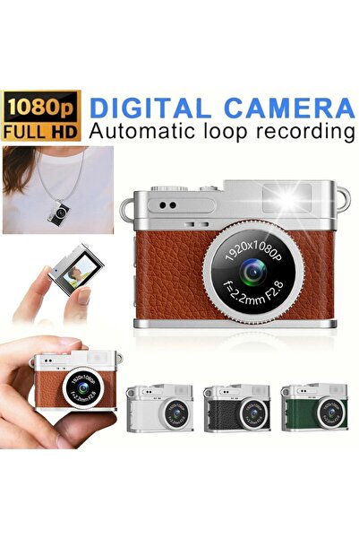 Zigver 1080P Mini Küçük Dijital Kamera Ekranlı Bodycam Kompakt Çocuk Kamera T...
